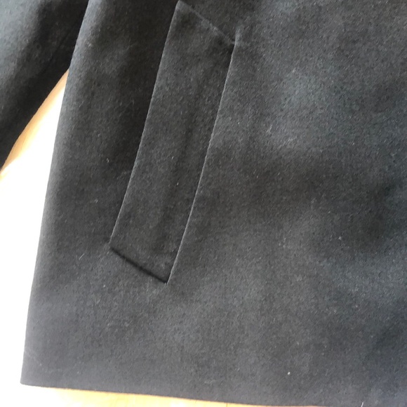 Talbots Wool Black Blazer Sz. 6 1/2 Sleeve Lined - Picture 3 of 6